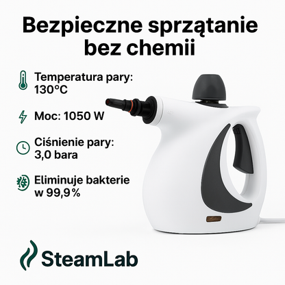 SteamLab™ - Wielofunkcyjna Myjka Parowa